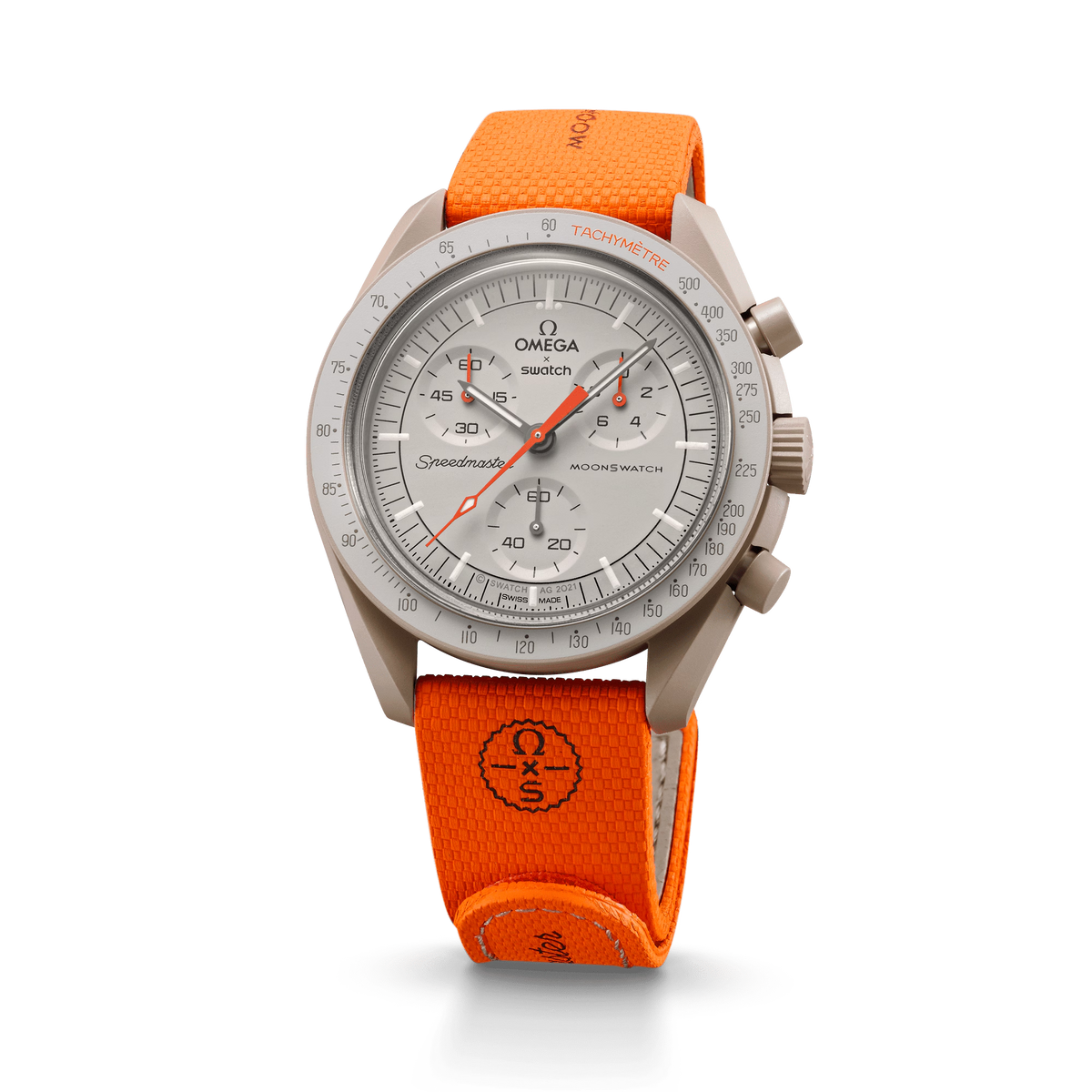 MOONSWATCH ORANGE/SAND RUBBER