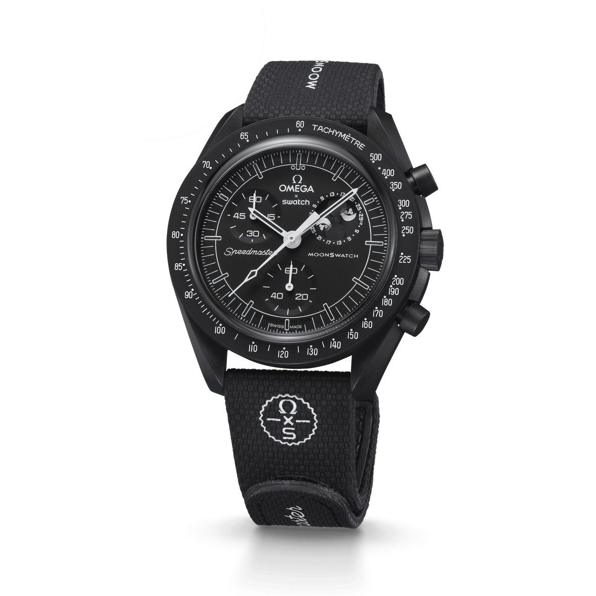 MOONSWATCH BLACK/BLACK RUBBER