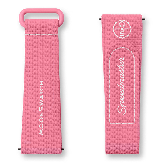 MOONSWATCH LIGHT PINK/WHITE RUBBER