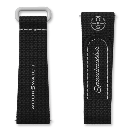 MOONSWATCH BLACK/GREY RUBBER