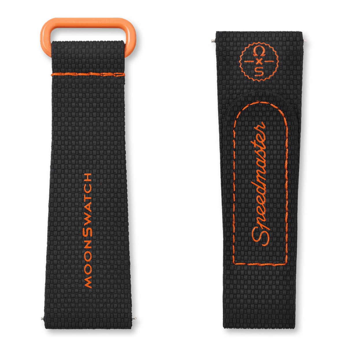 MOONSWATCH BLACK/ORANGE RUBBER