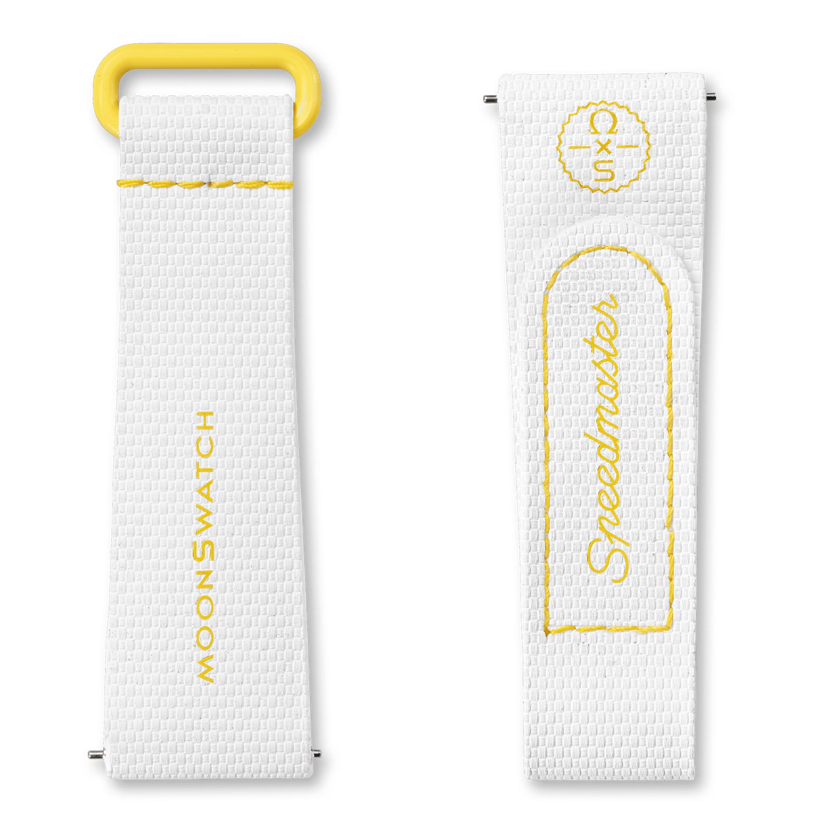 MOONSWATCH WHITE/YELLOW RUBBER