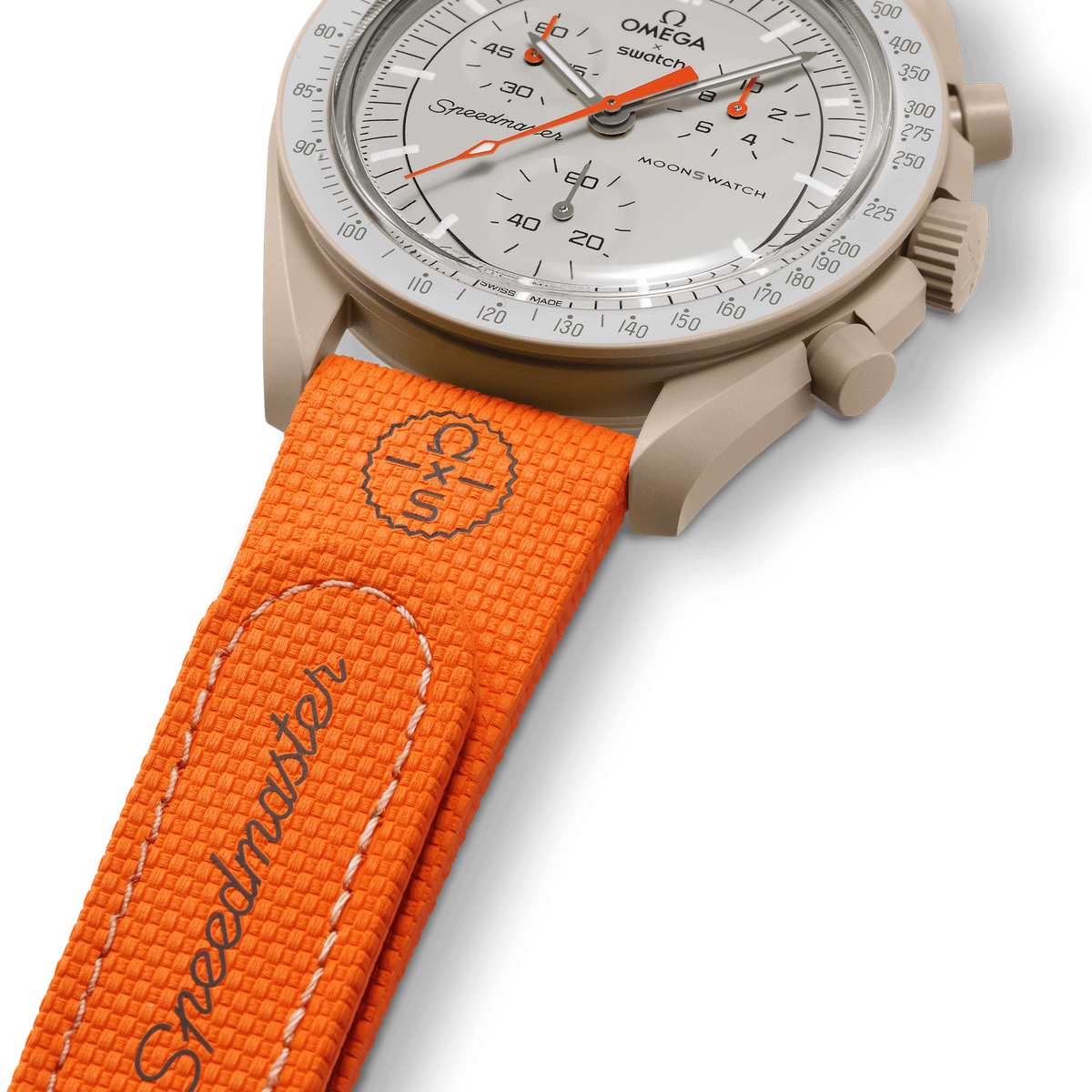 MOONSWATCH ORANGE/SAND RUBBER