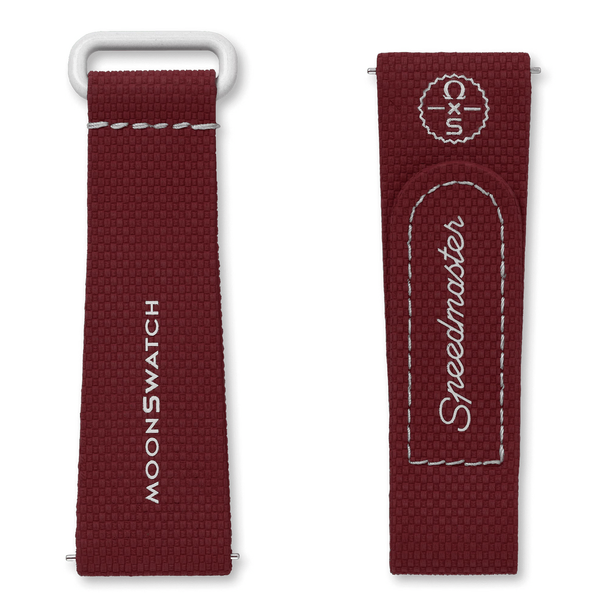 MOONSWATCH BORDEAUX/LIGHT GREY RUBBER
