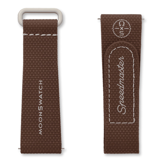 MOONSWATCH BROWN/BEIGE RUBBER