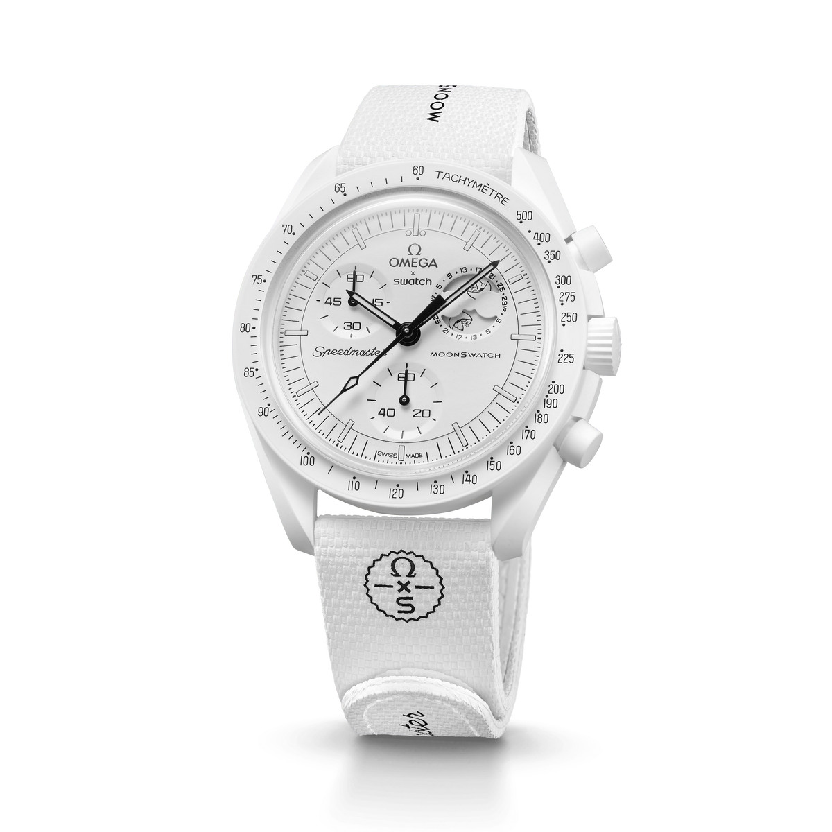 MOONSWATCH WHITE/WHITE RUBBER